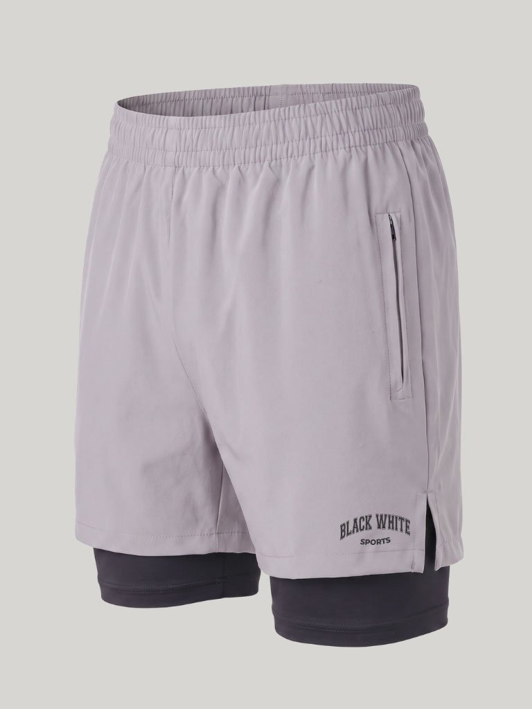 Shorts de Tactel com Compressão Dual Force – Coleção High School