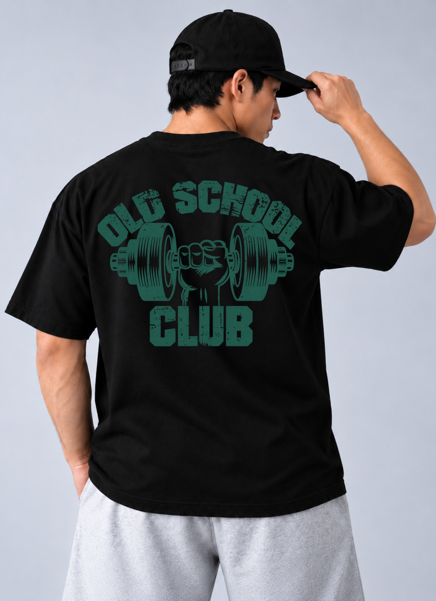 Camiseta Oversized Old School Club Peso