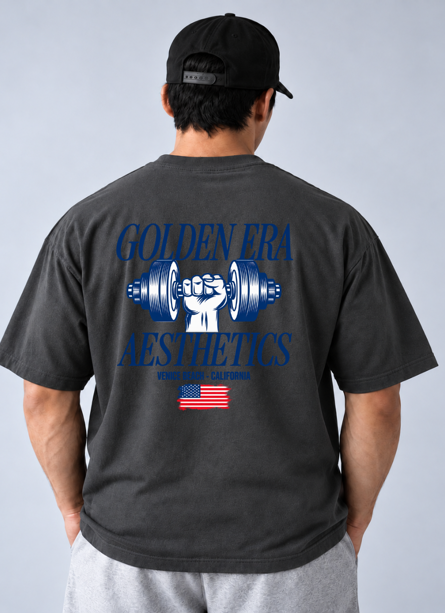 Camiseta Oversized Golden Era USA