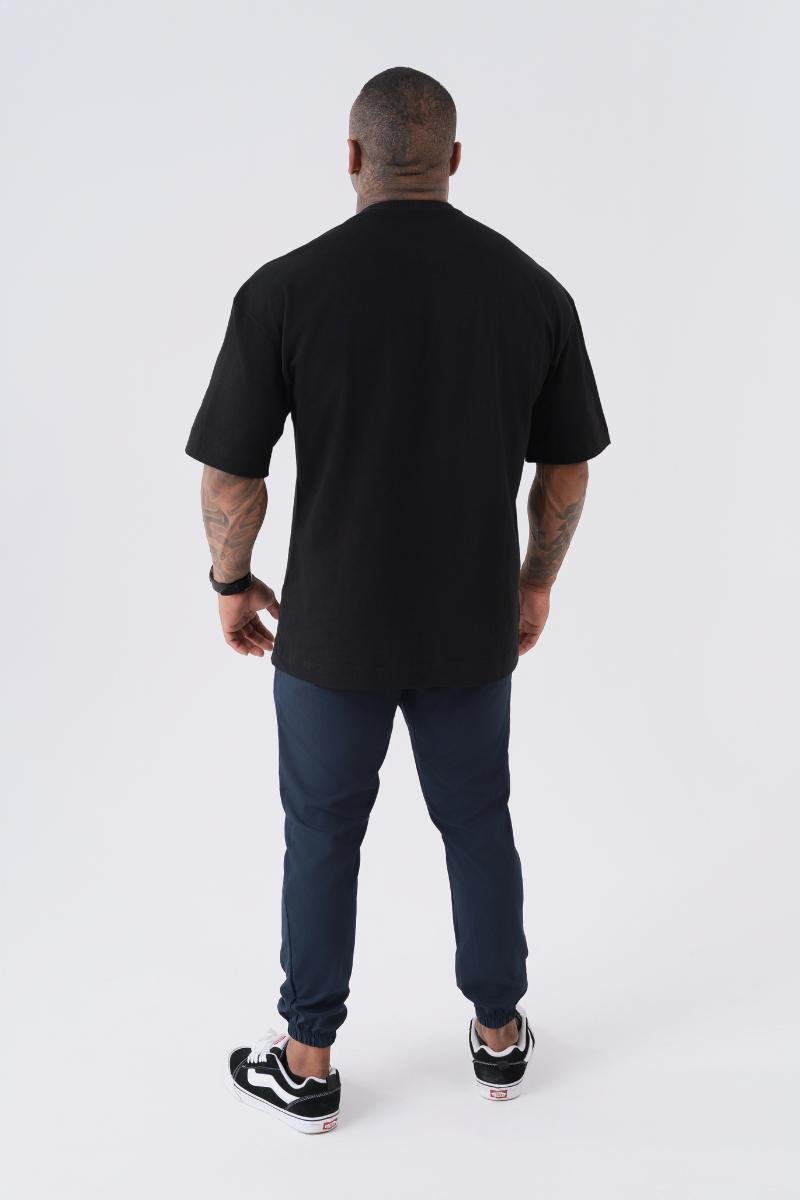Camiseta Oversized Black White Signature Preto — foto 4