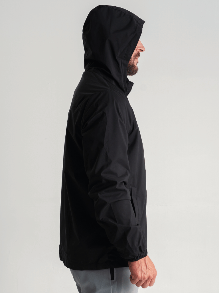 Jaqueta Corta Vento Breeze Black White Sport Preto — foto 4