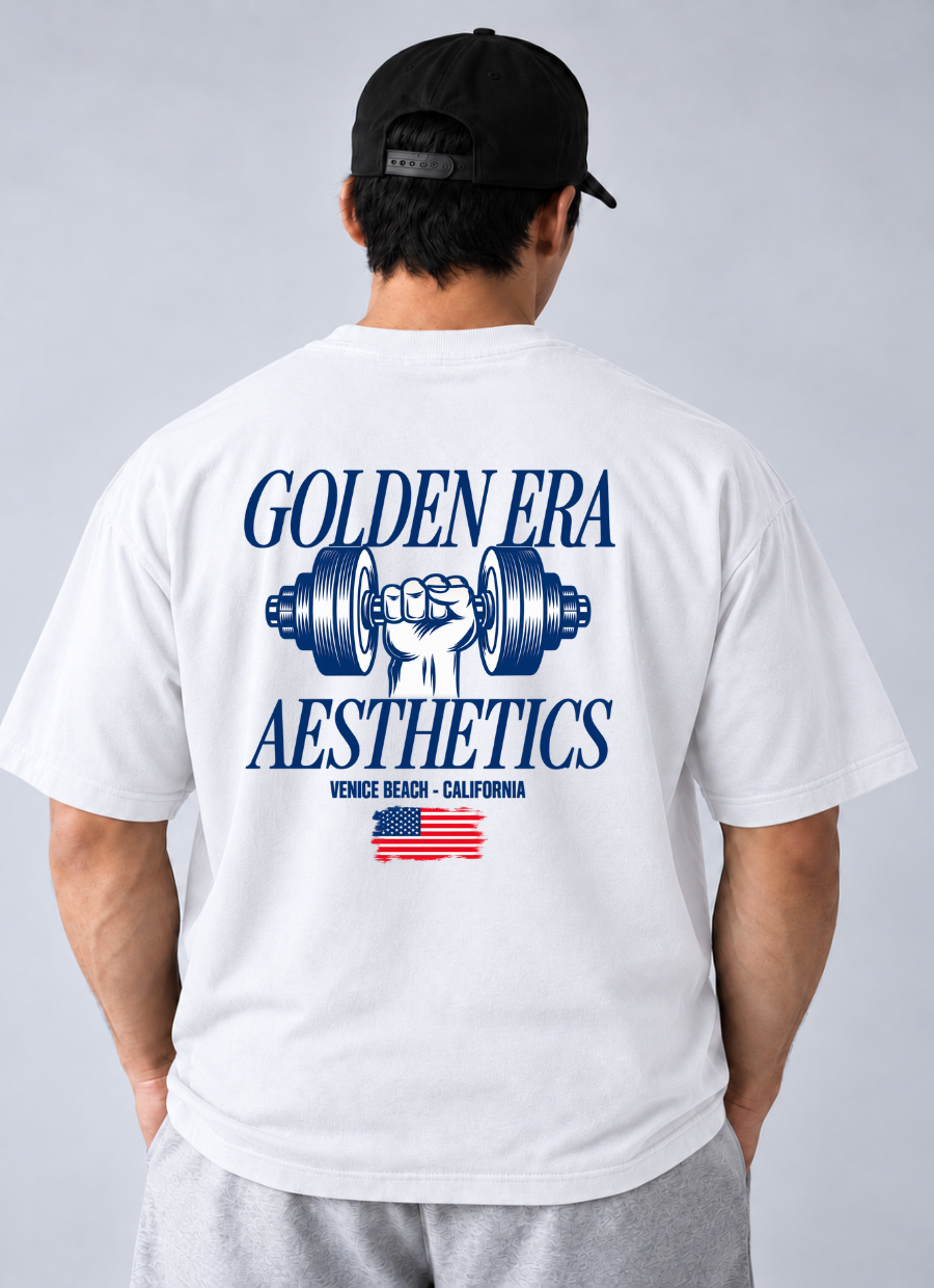Camiseta Oversized Golden Era USA