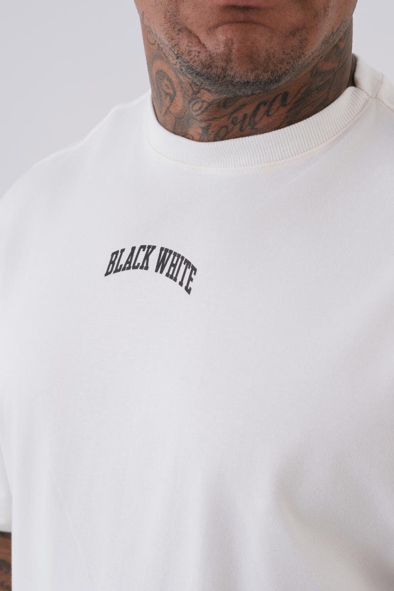 Camiseta Oversized Black White College Off White — foto 2