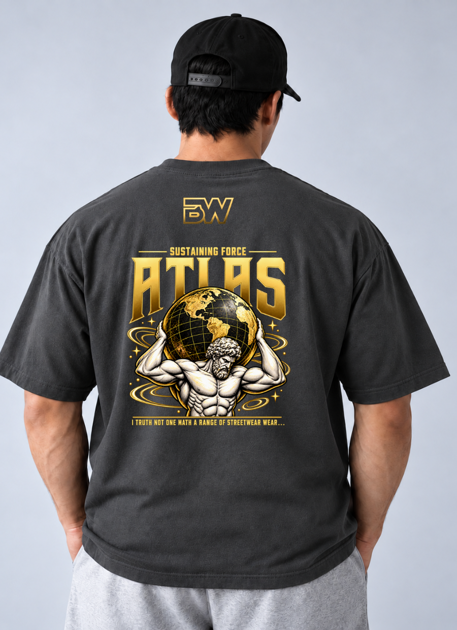 Camiseta Oversized Atlas BW