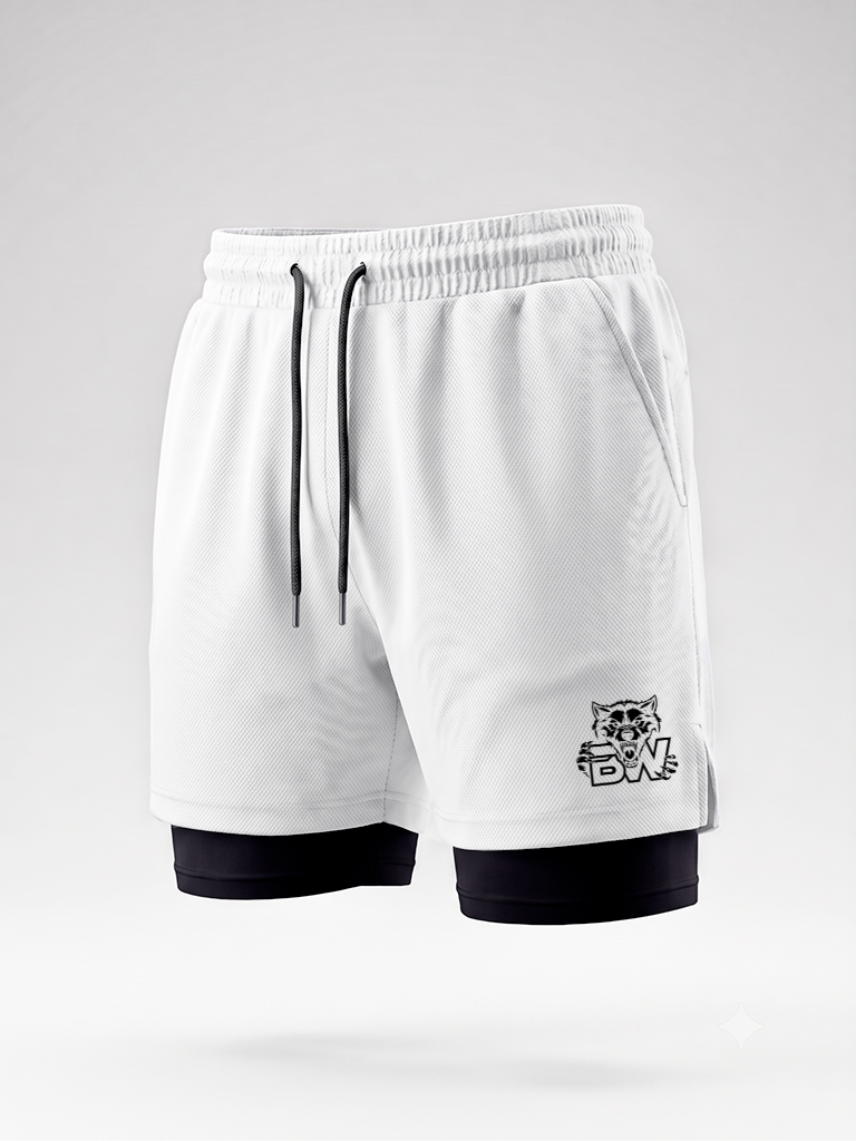 Shorts 2 em 1 Dry Fit BW Wolf