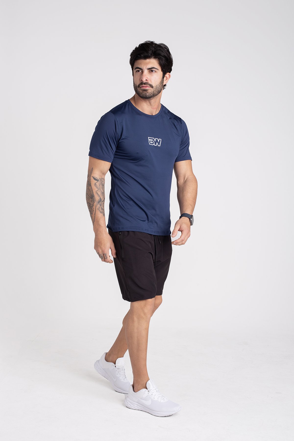 Camiseta Flexdry BW Manga Curta Preto — foto 11