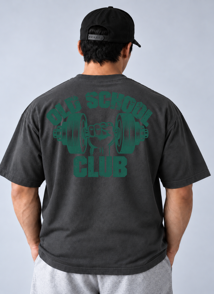 Camiseta Oversized Old School Club Peso