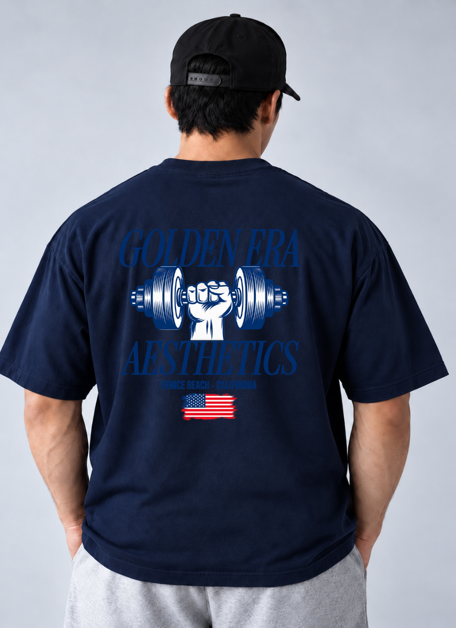 Camiseta Oversized Golden Era USA