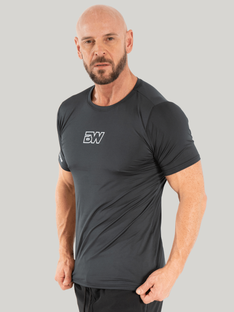 Camiseta Flexdry BW Manga Curta Preto — foto 3