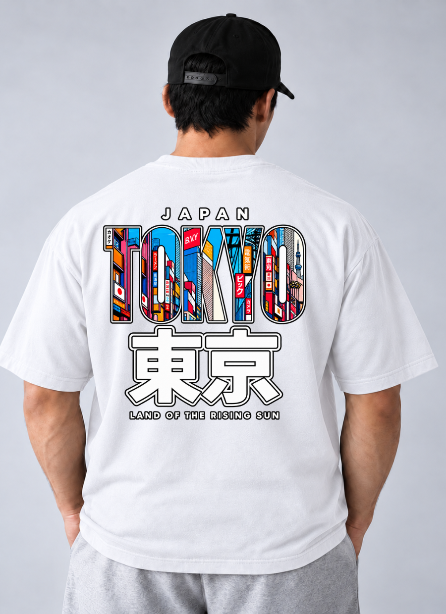 Camiseta Oversized Japan Tokio