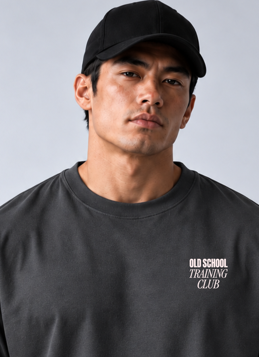 Camiseta Oversized Old School Club