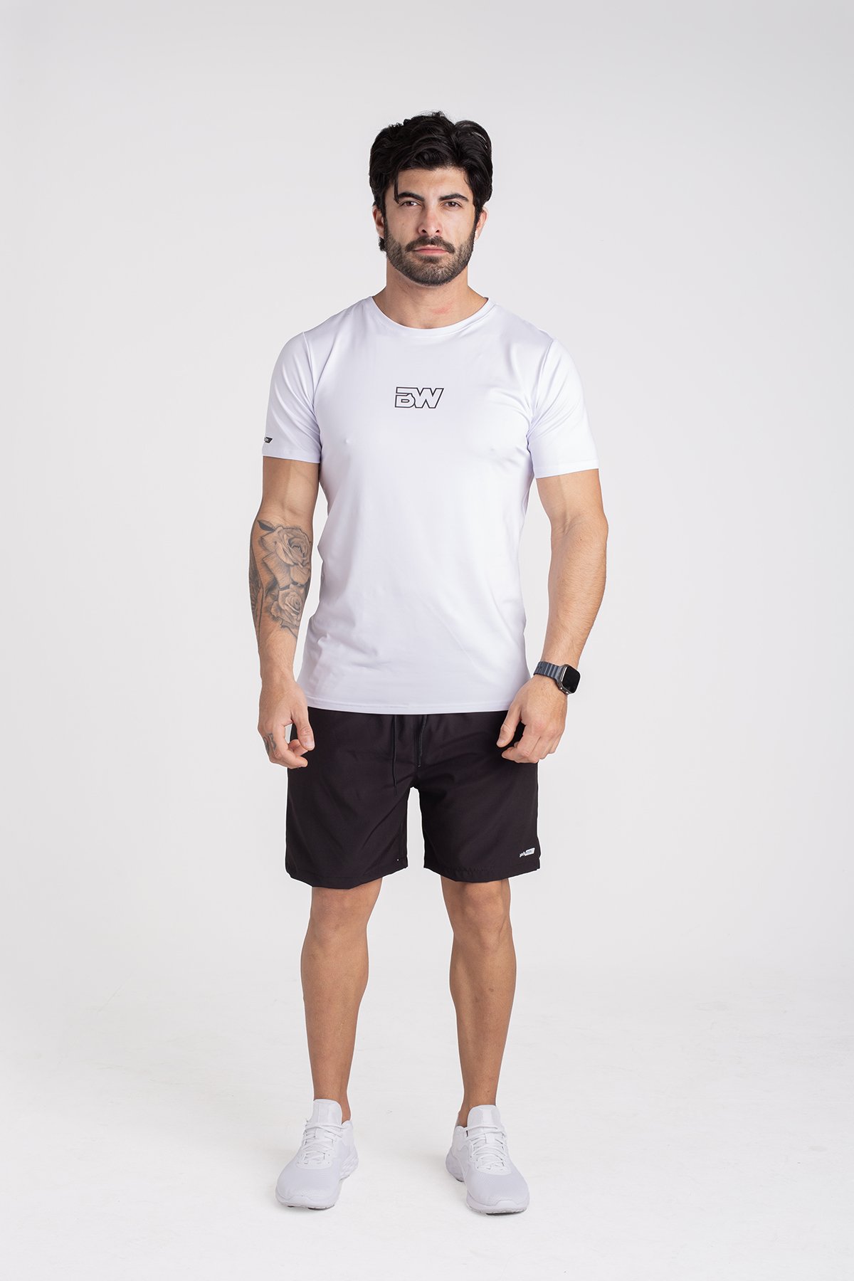 Camiseta Flexdry BW Manga Curta Preto — foto 8