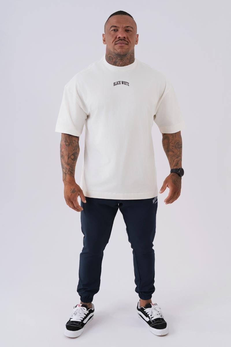 Camiseta Oversized Black White College Off White — foto 6