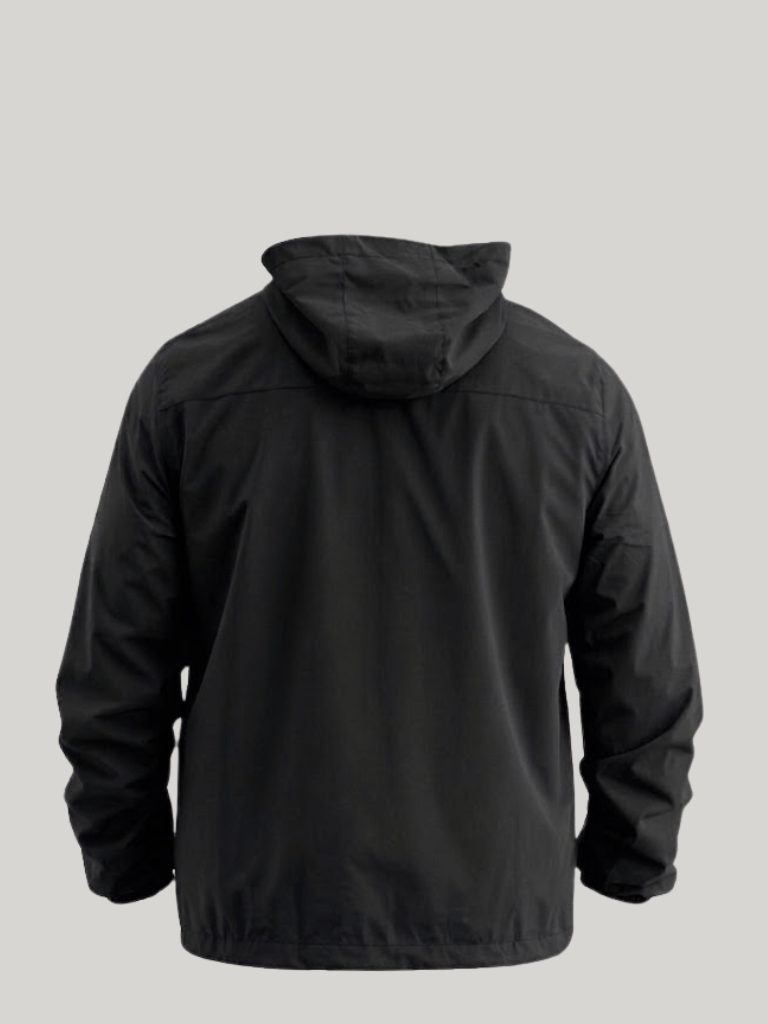 Jaqueta Corta Vento Breeze Black White Sport Preto — foto 2