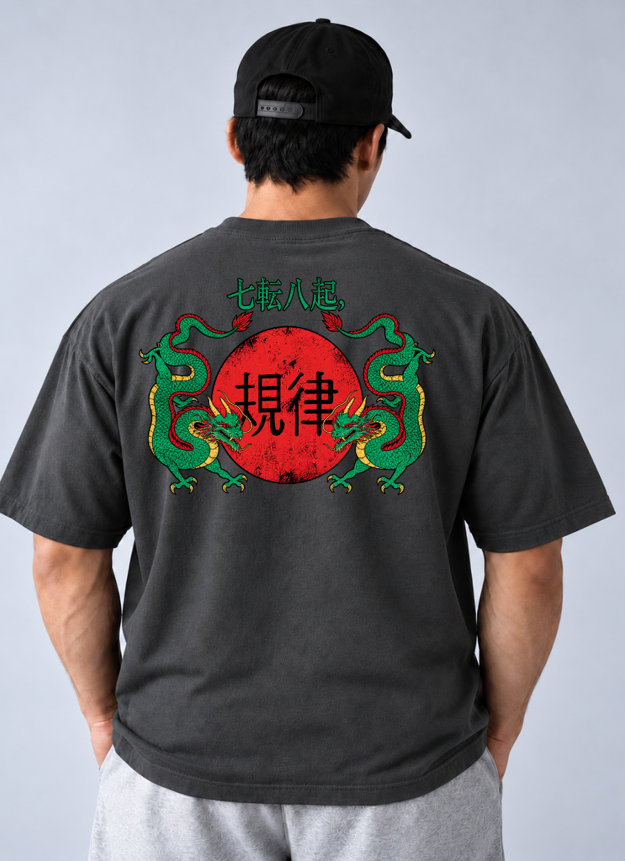 Camiseta Oversized Esfera do Dragão