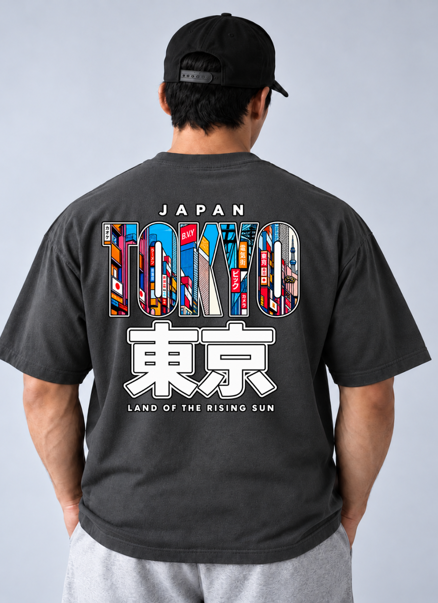 Camiseta Oversized Japan Tokio
