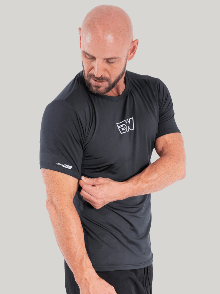 Camiseta Flexdry BW Manga Curta Preto — foto 5