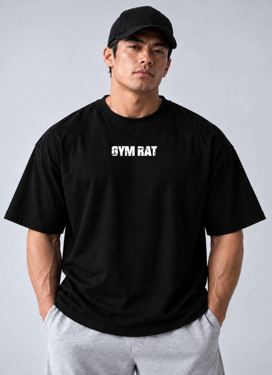 Camiseta Oversized Then The Body Preto — foto 3