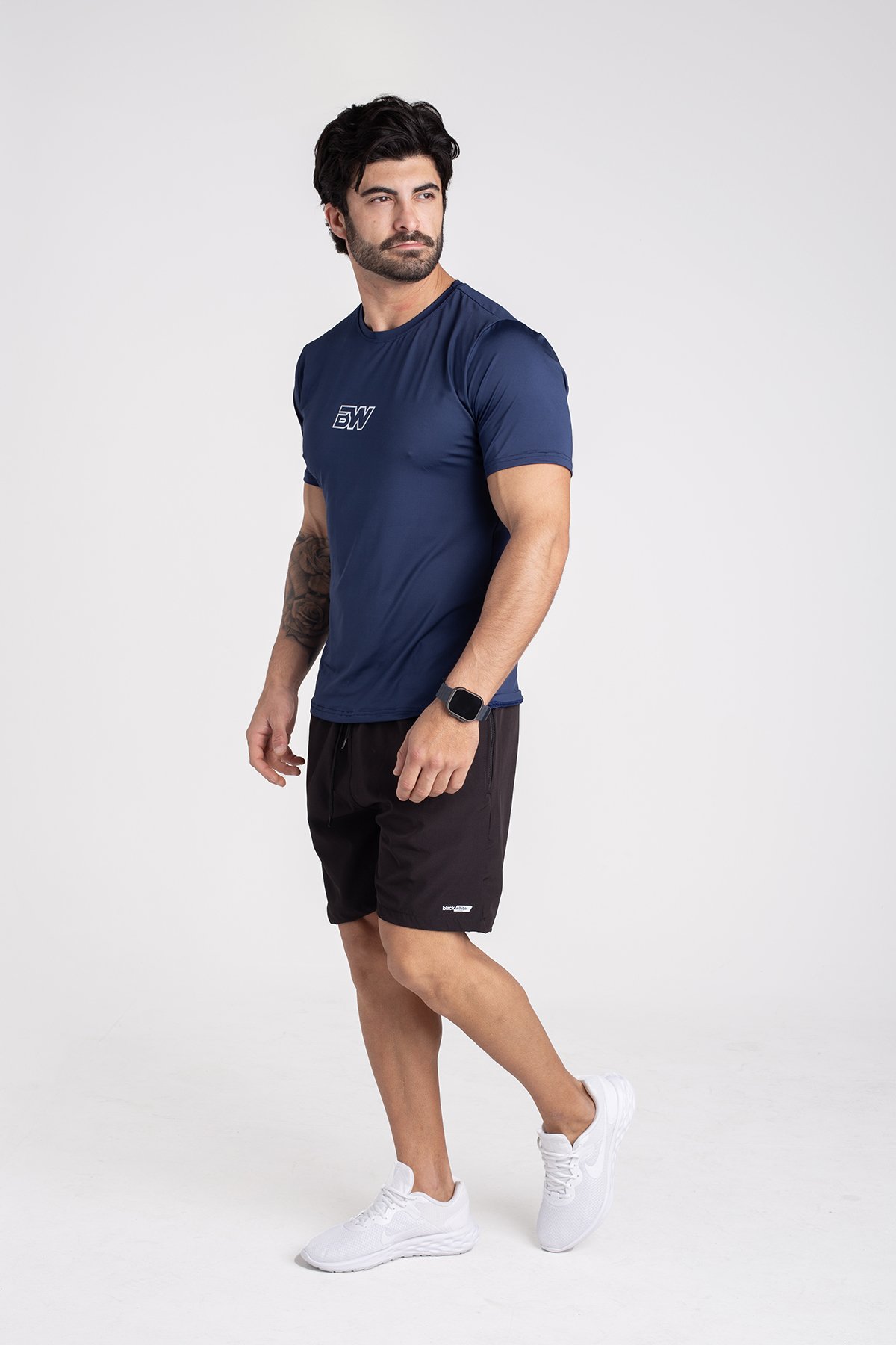 Camiseta Flexdry BW Manga Curta Preto — foto 10