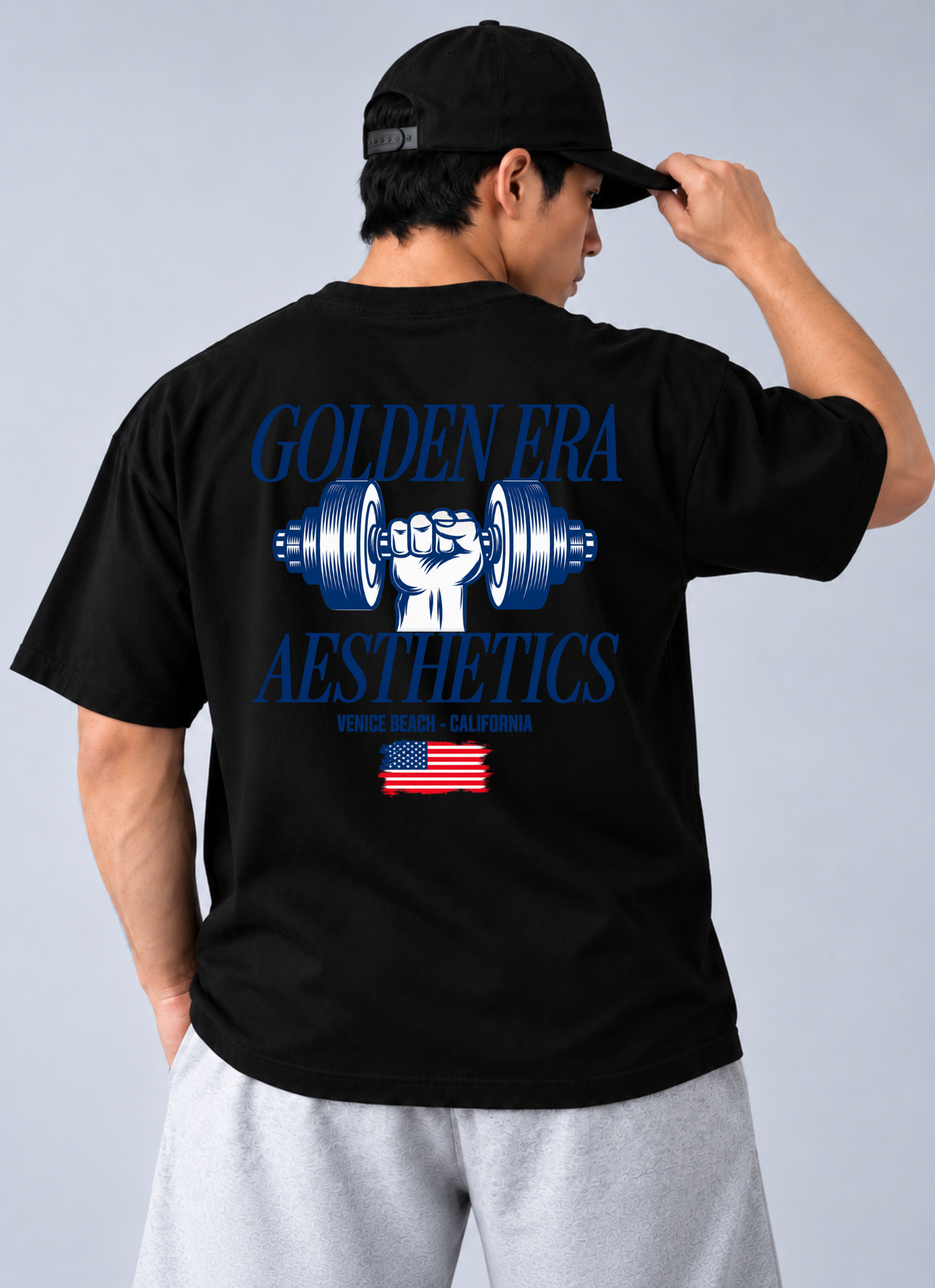 Camiseta Oversized Golden Era USA